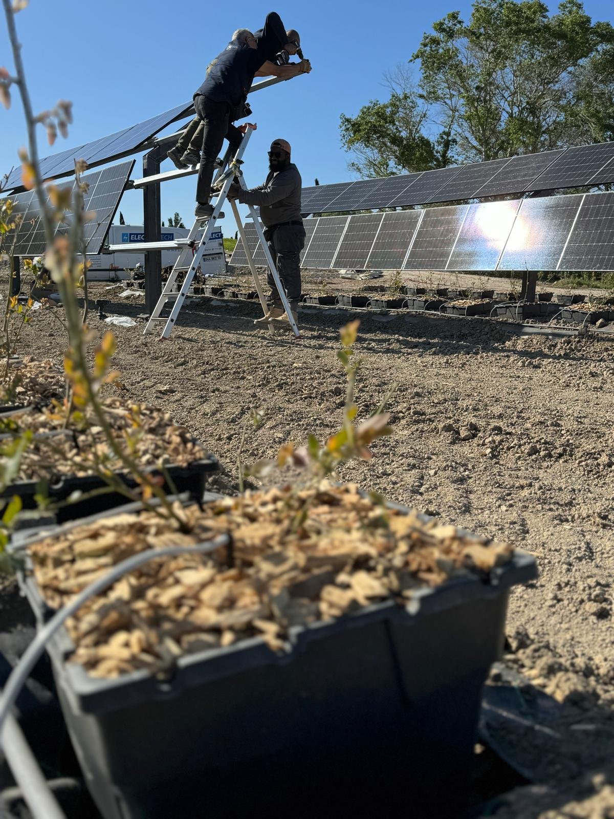 Chantier photovoltaïque 5