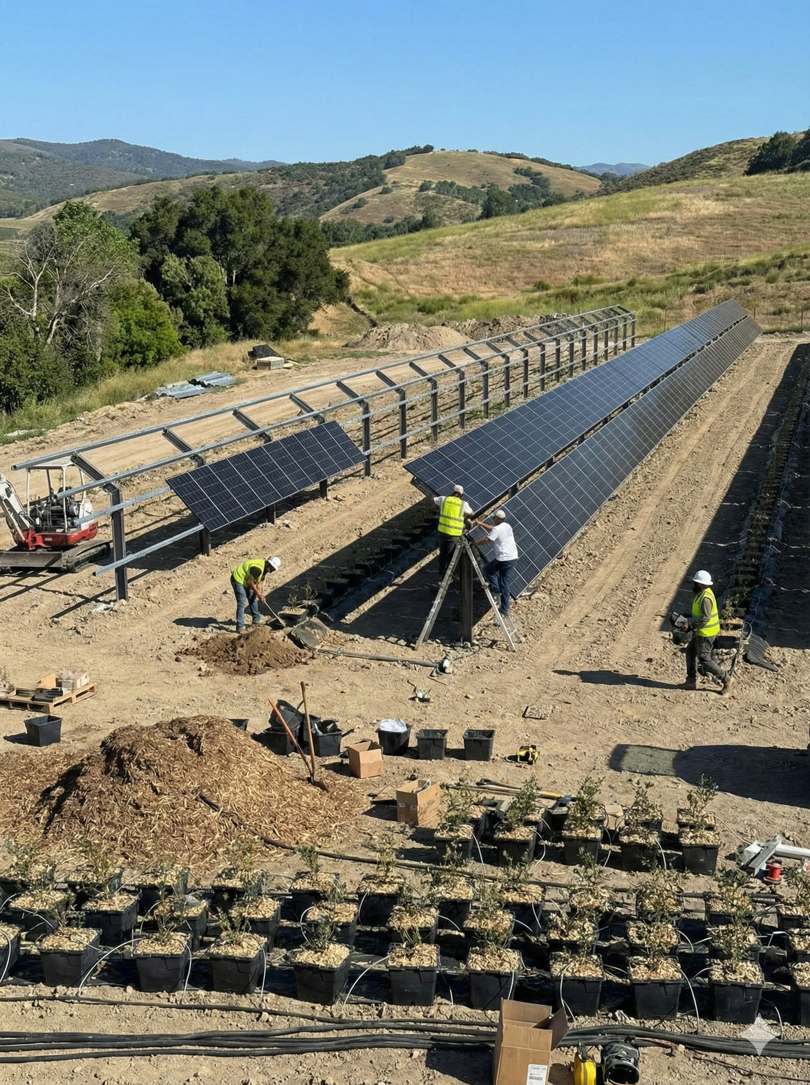Chantier photovoltaïque 3